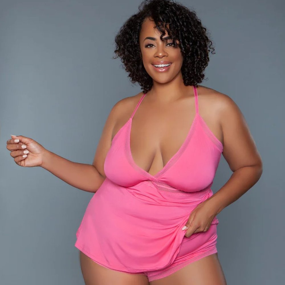 BeWicked - 2251P Piper Cami Set Coral - Lingerie For Women